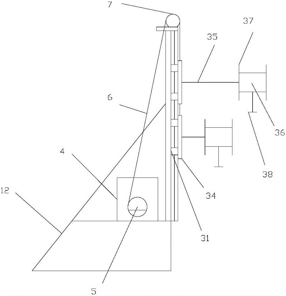 Length adjusting mechanism of metal strip splitting device