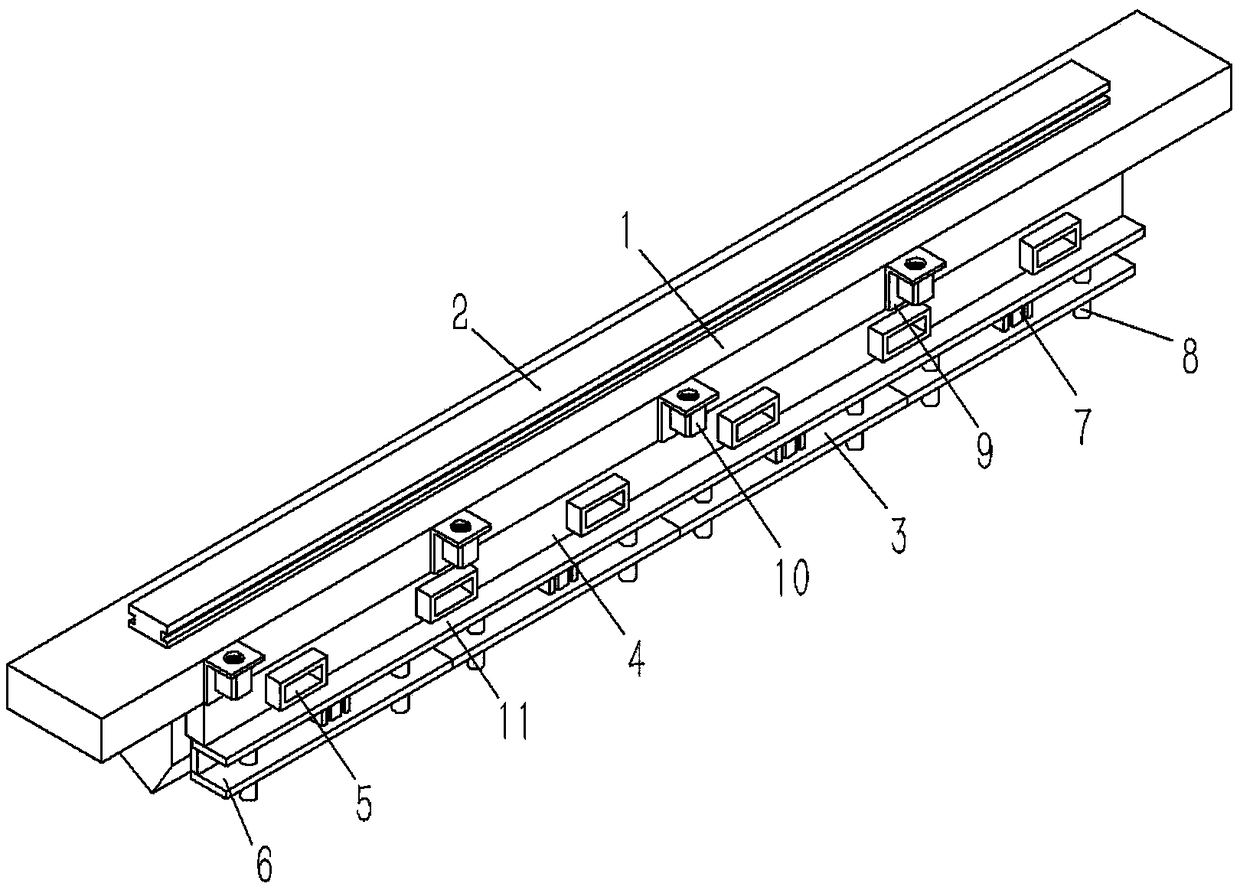 Dust collection device on laser cutting machine