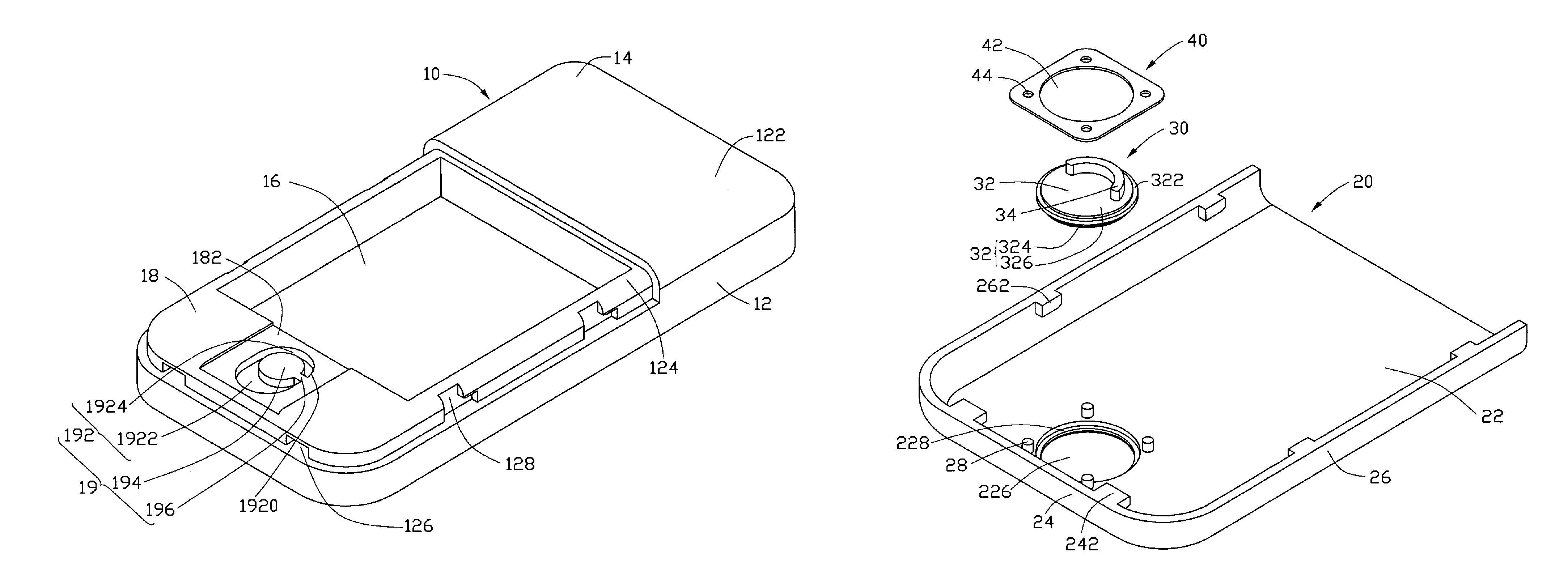 Battery cover assembly for portable electronic device
