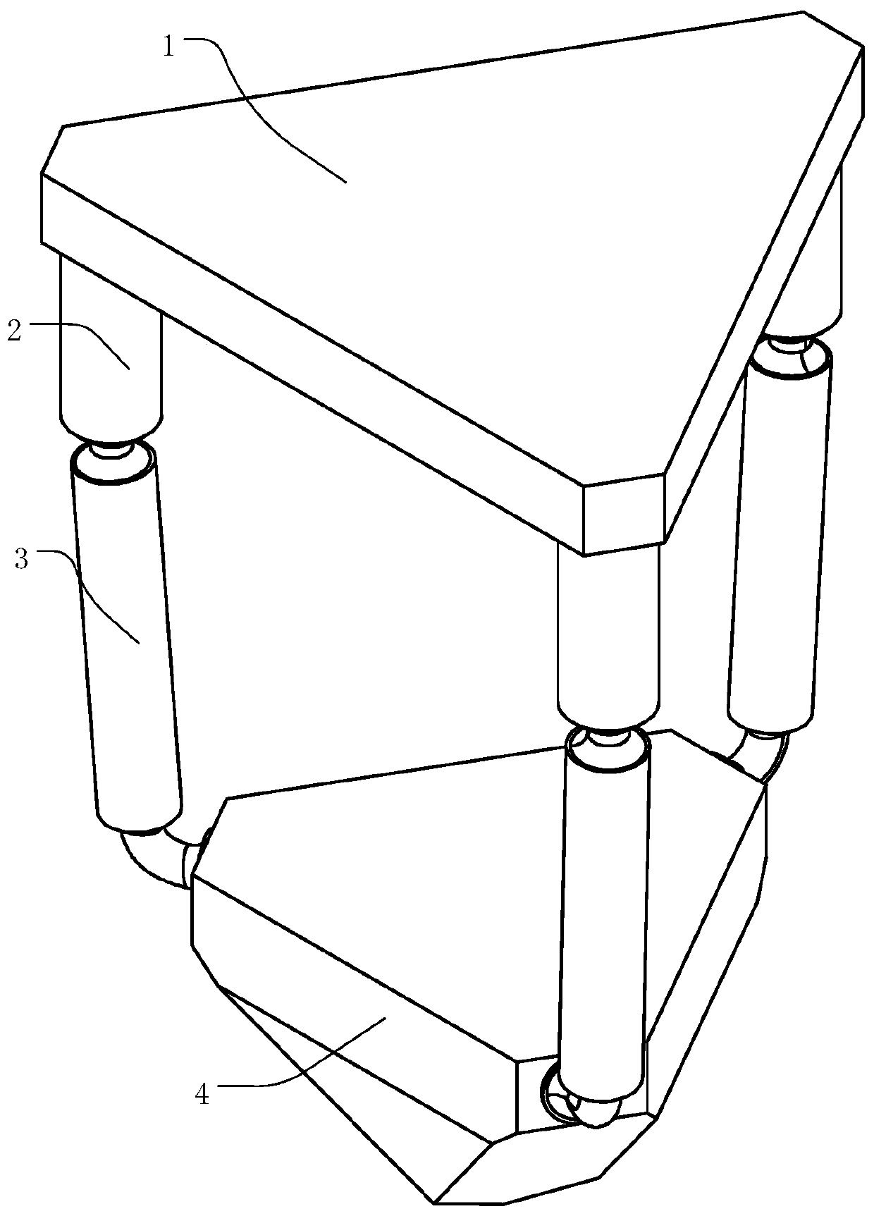 Three-DOF (degrees of freedom) precision micro-shift probe based on electrohydraulic amplification and three-DOF precision micro-shift measuring method based on electrohydraulic amplification