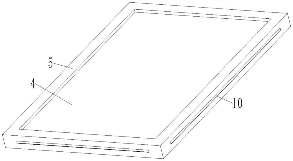 Perspective touch screen with biological recognition function