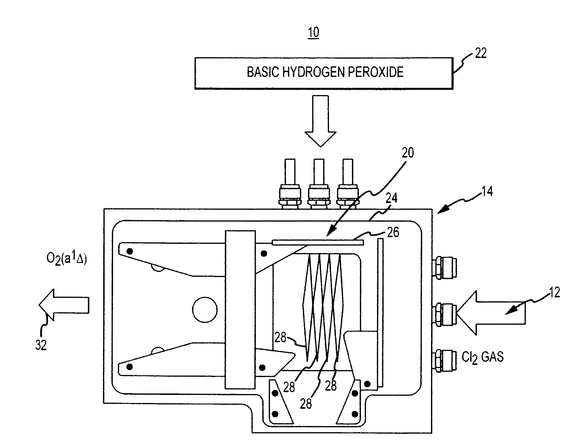 Gas liquid contactor and effluent cleaning system and method