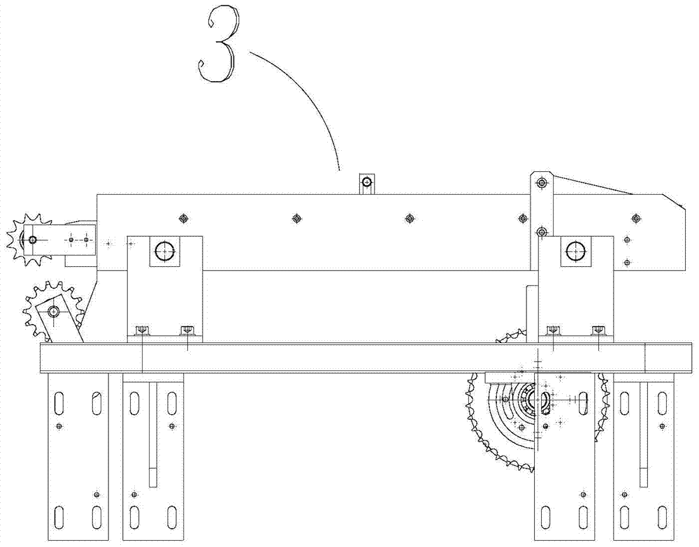 A medium and large density battery packing machine