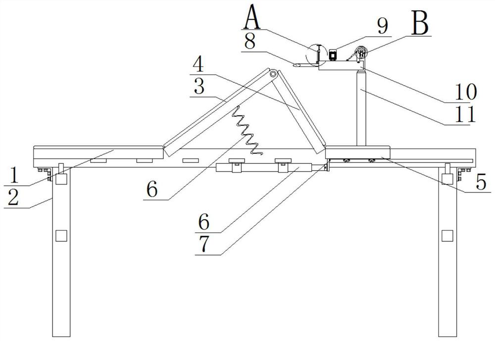 Clinical cruise type reciprocating detection device for anorectal department of traditional Chinese medicine