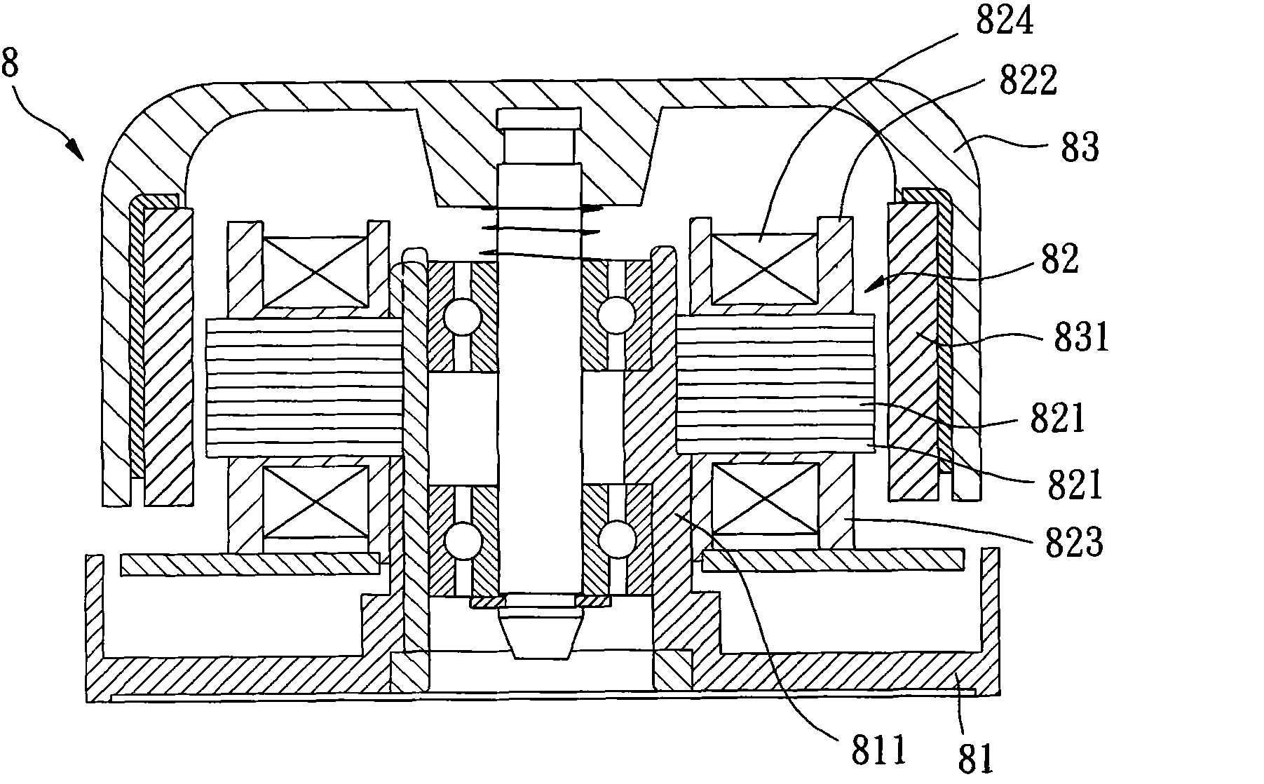 Brushless DC motor and stator thereof