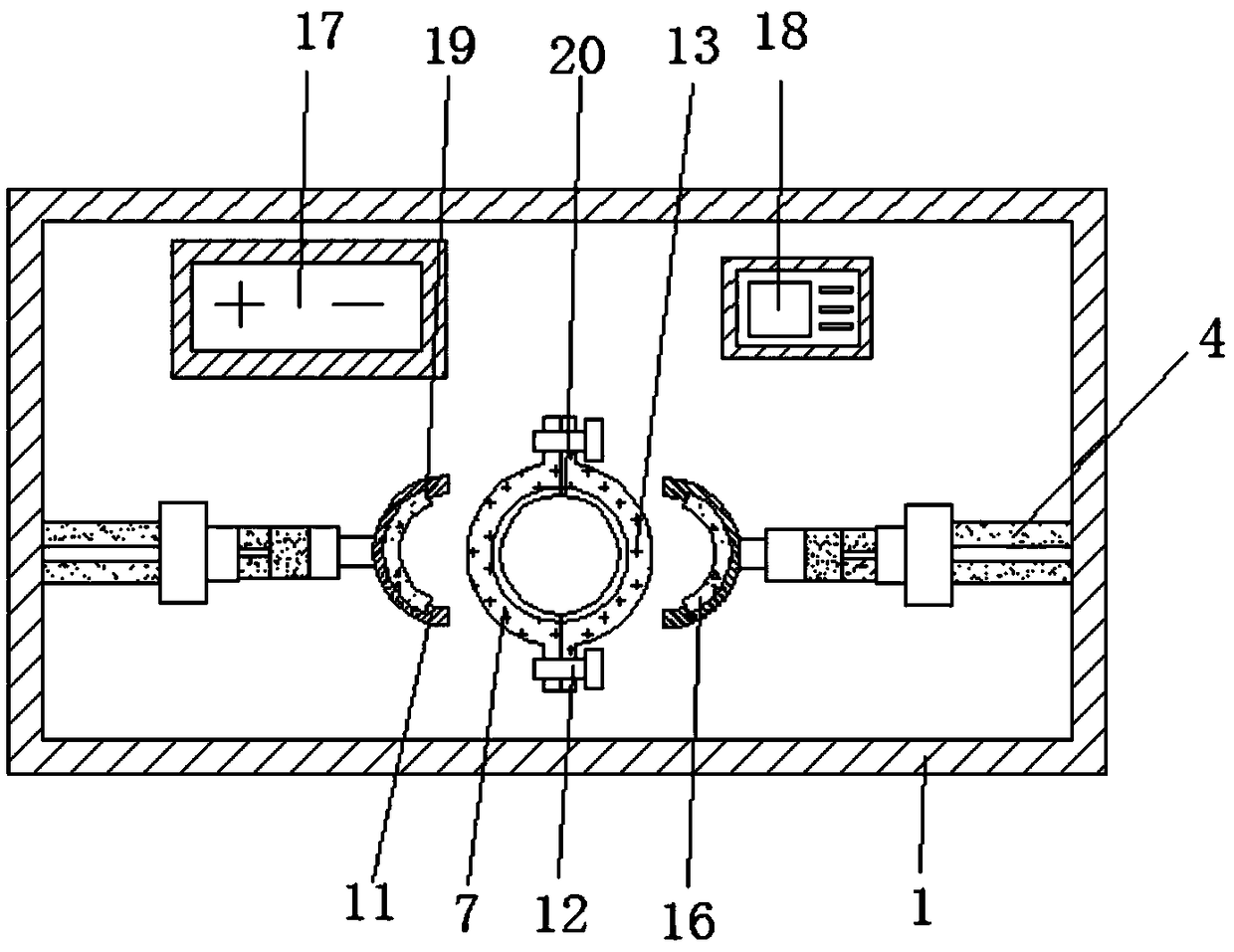 Rapid polishing device for communication device production