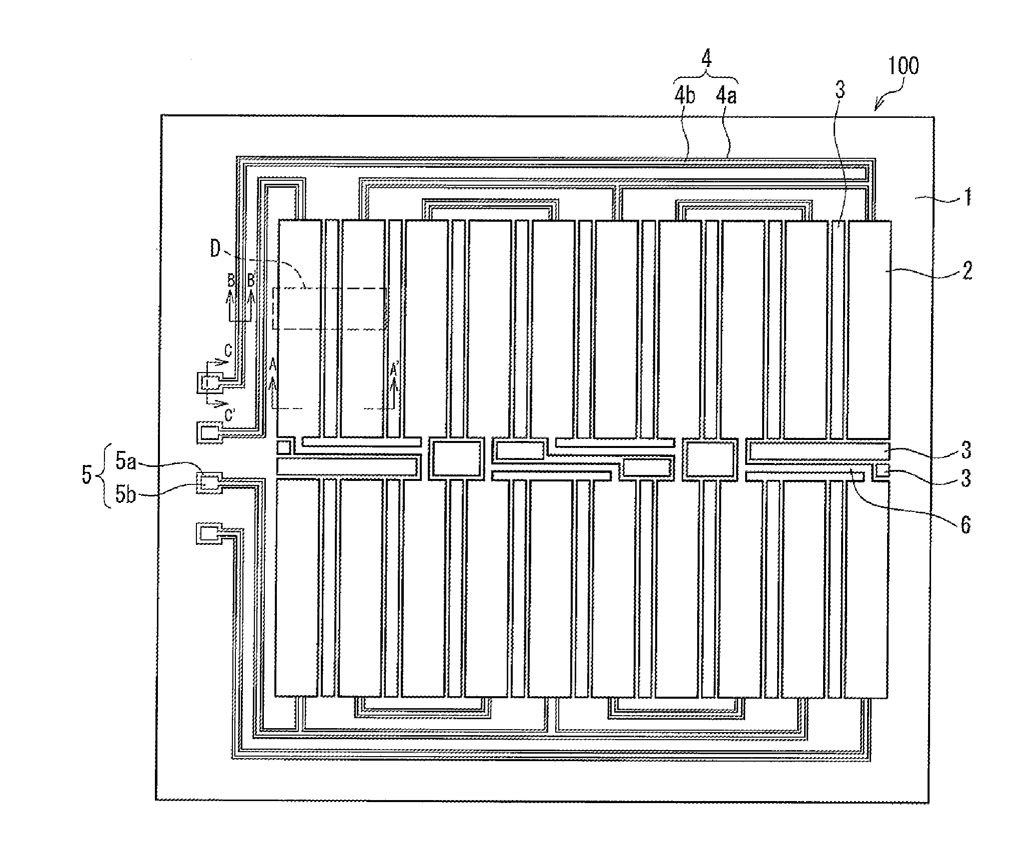 Touch panel and display device provided with the same