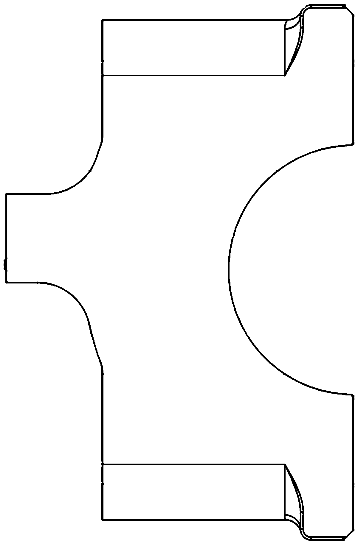 Powder metallurgy sintering method for bearing cover