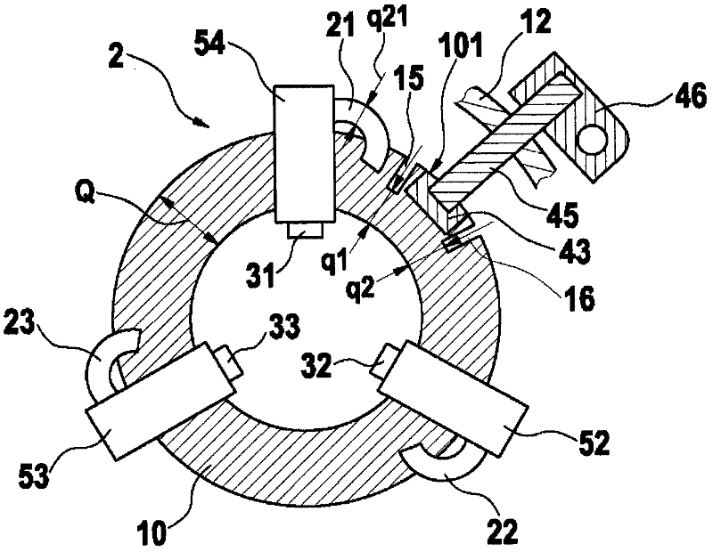 Brush apparatus for an electric machine and electric machine