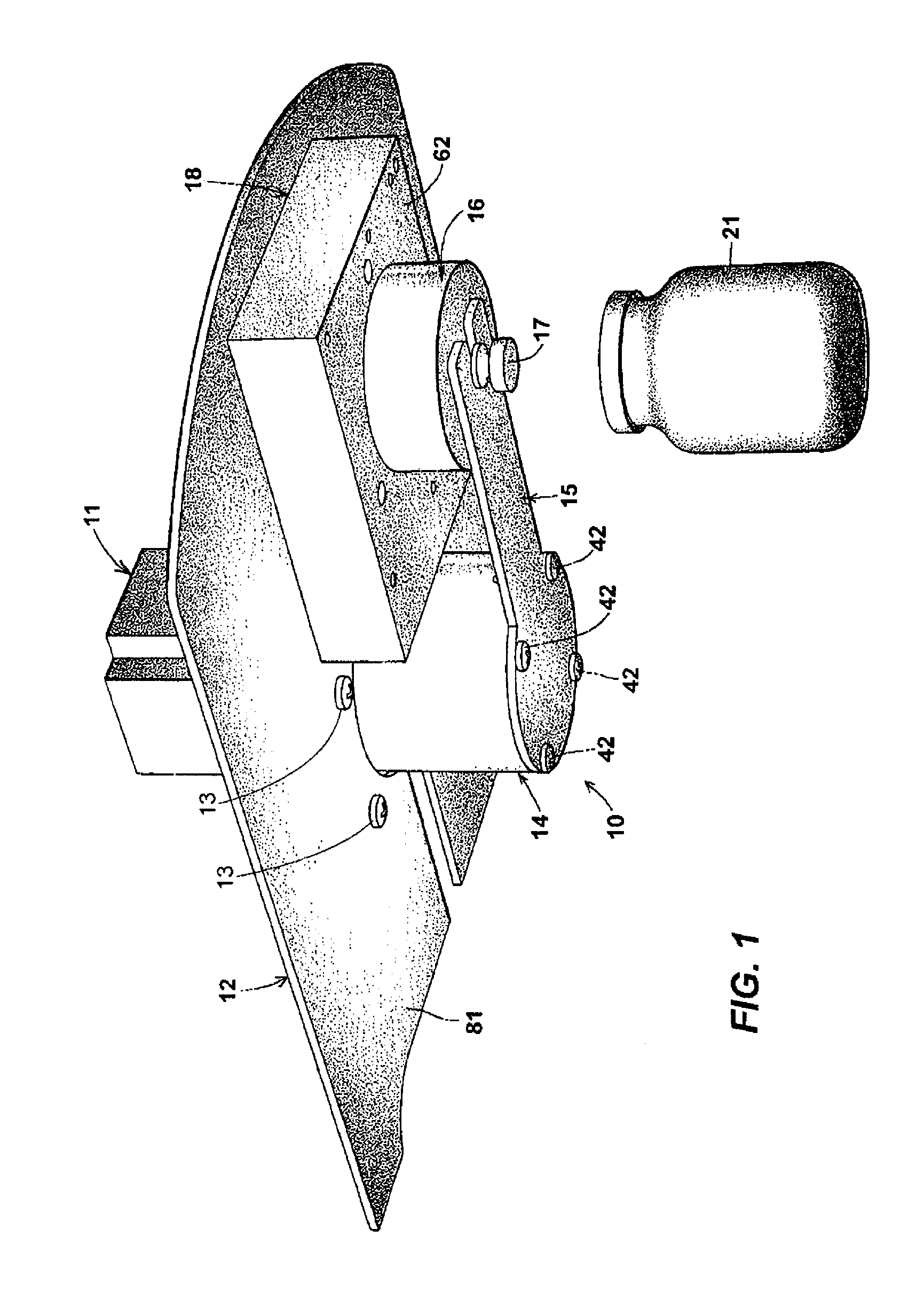 Articulated nozzle closure for fluid dispensers