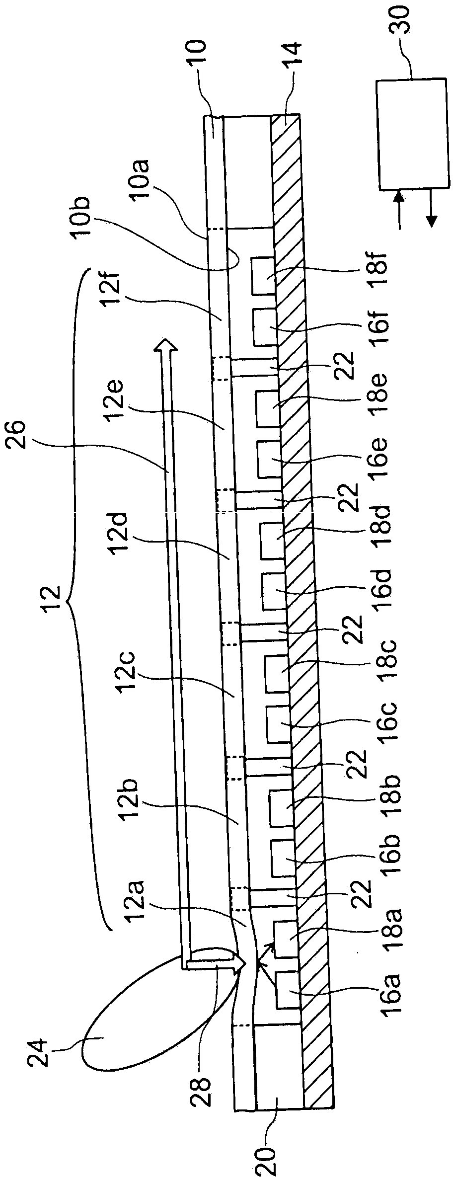 Operator control apparatus, in particular for electronic domestic appliance