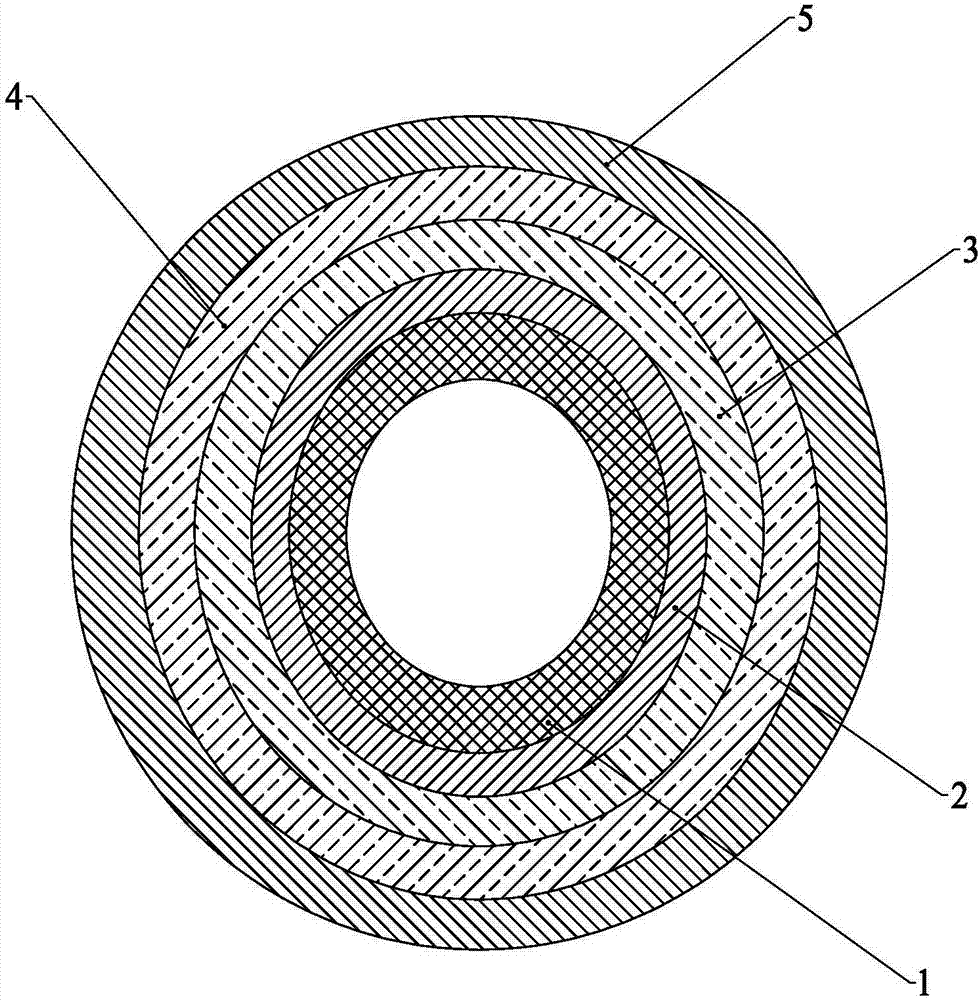 Hollow polyimide fiber solar micro cell and manufacturing method thereof