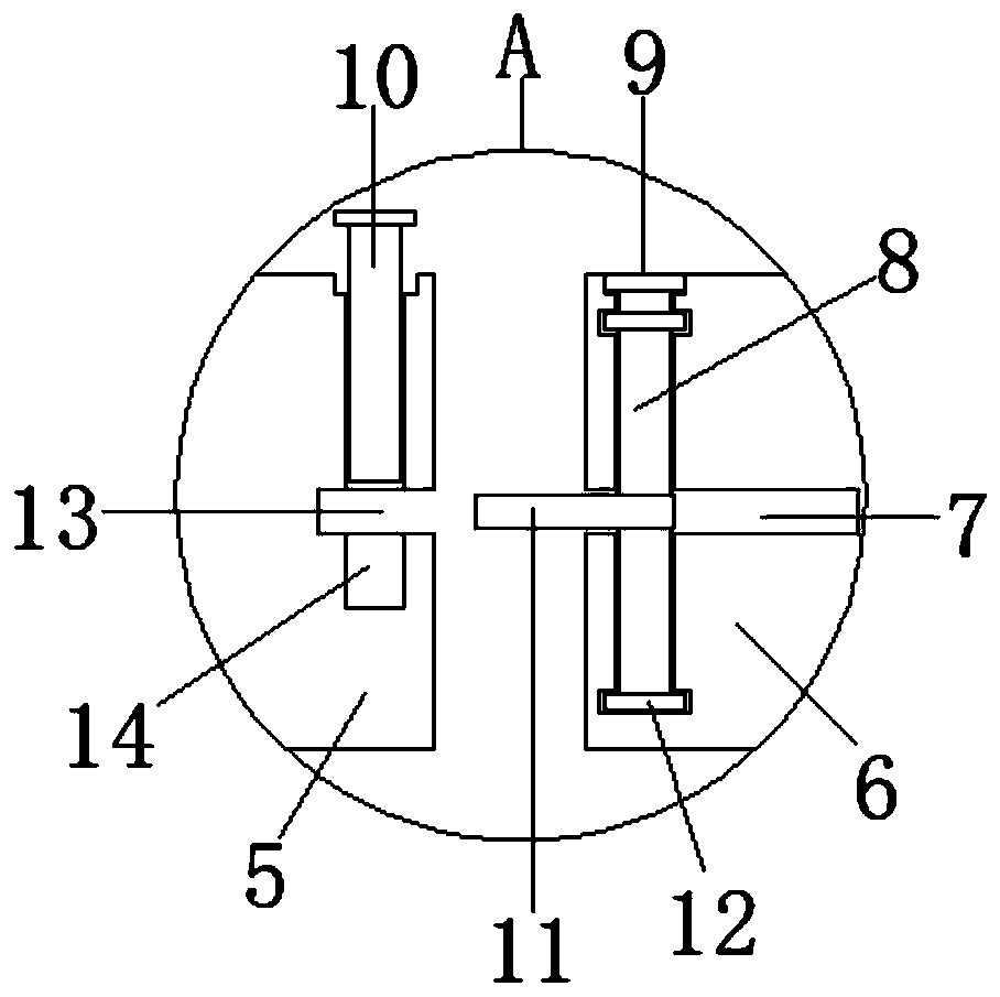 An iron core assembly device for a magnetic element