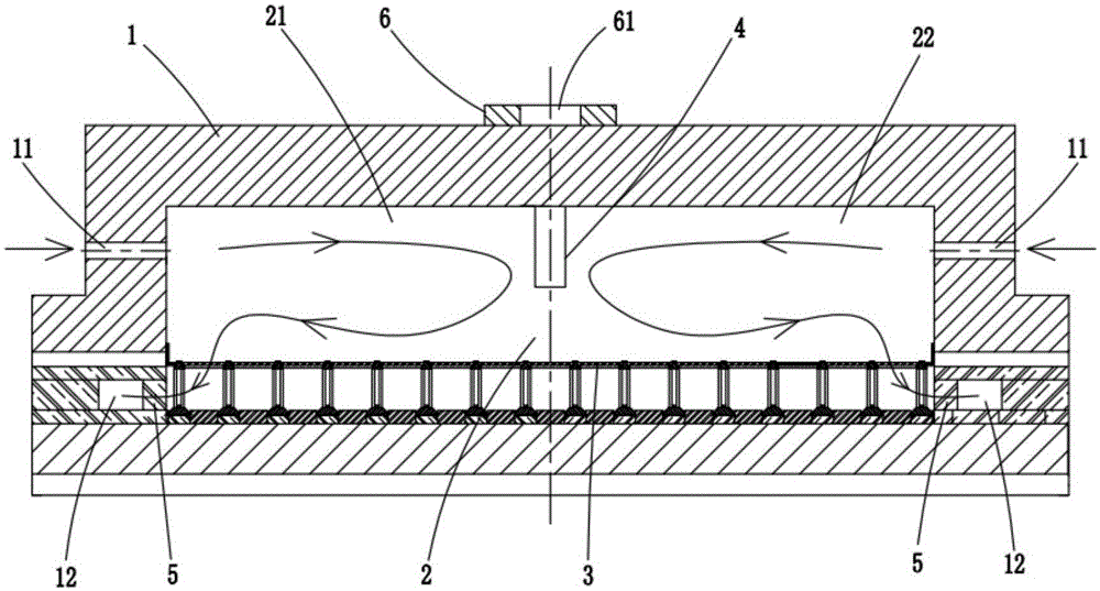 Efficient gas type stepping furnace