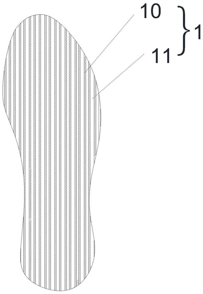 High-resilience ultralight insole and preparation method thereof