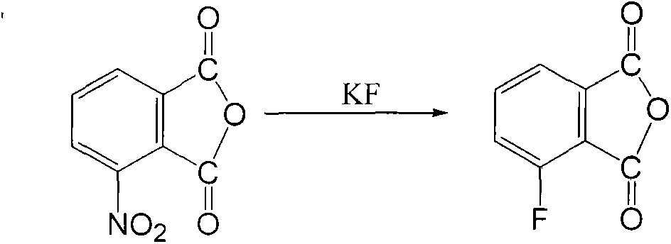 Preparation method of 3-fluorophthalic anhydride