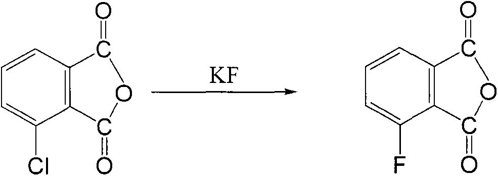 Preparation method of 3-fluorophthalic anhydride