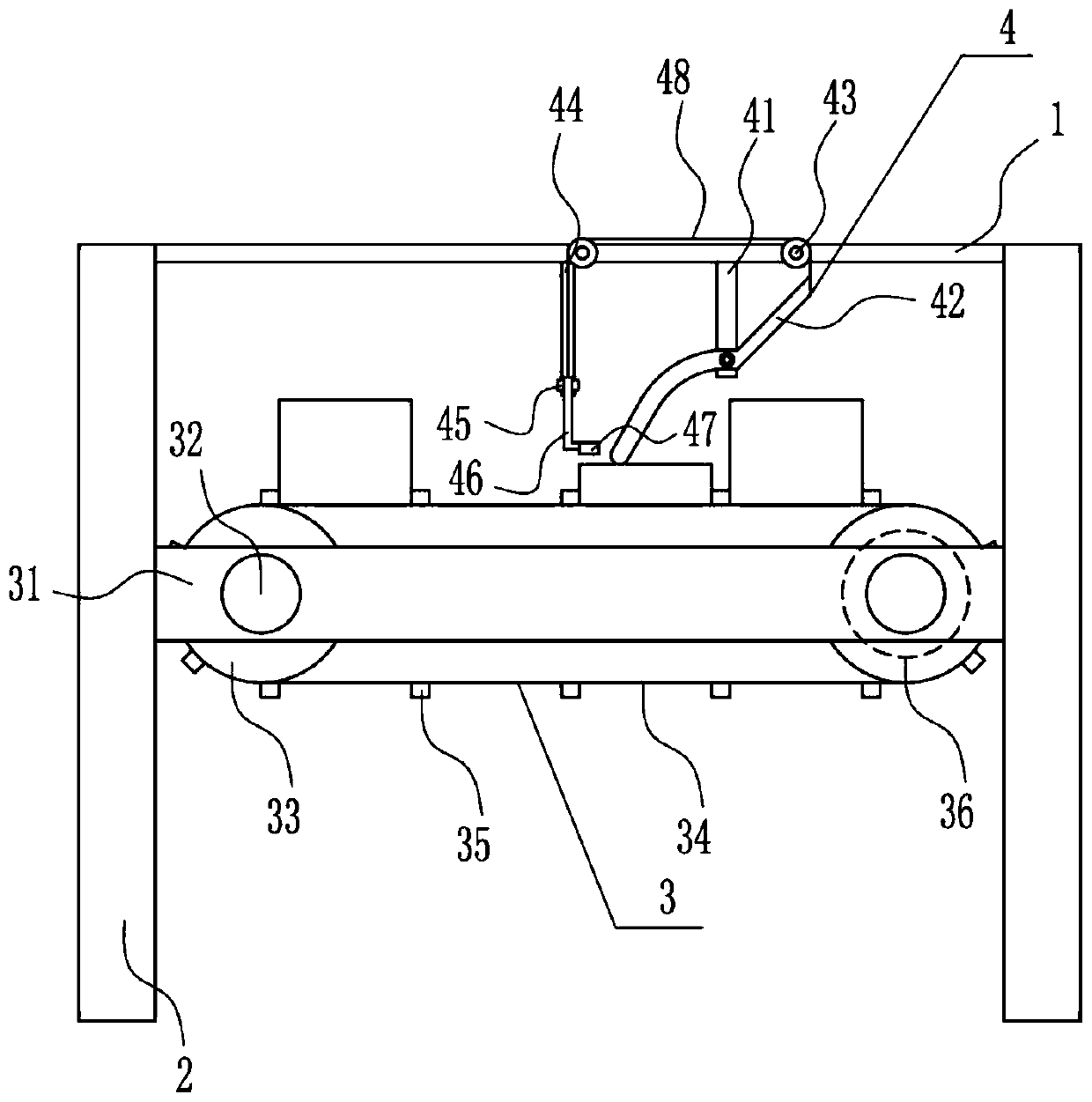 A liftable logistics cargo scanning device