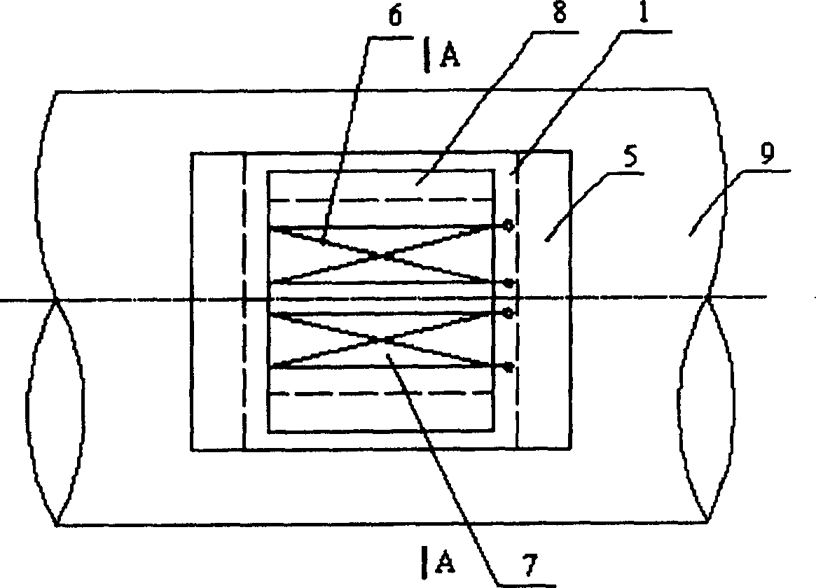 Electromagnetic guided wave detector and method for sea platform structure defect