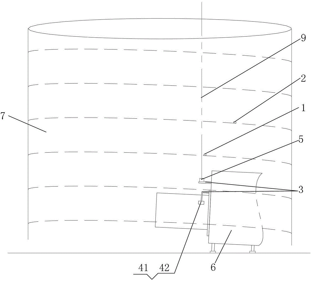 Circumference measuring method and circumference measuring device of spiral cylinder