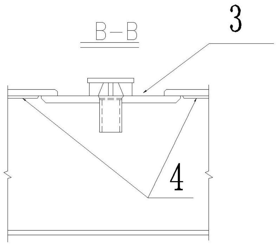 A stainless steel u-shaped rib butt welding method with drainage function