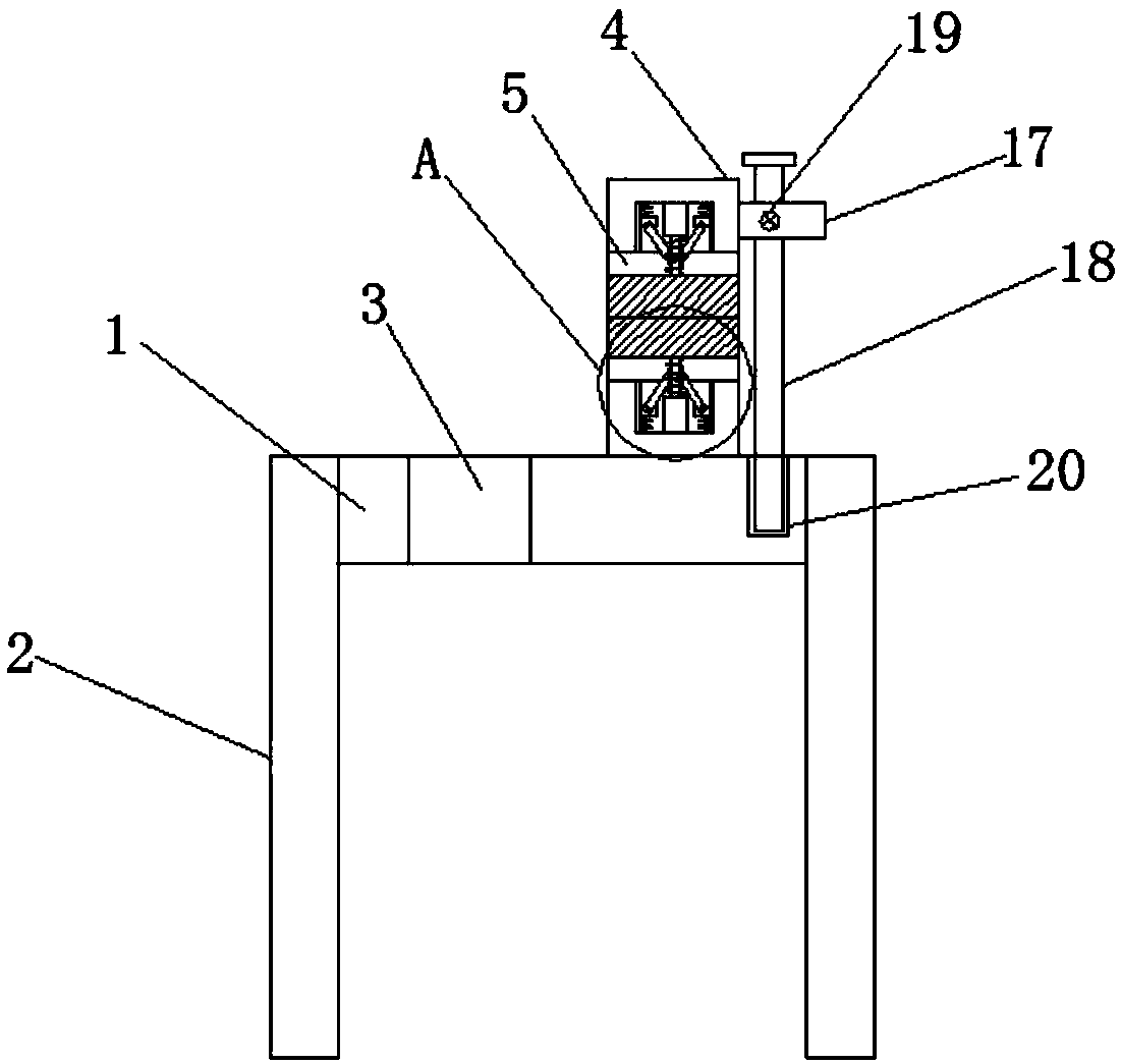 Hanging device for processing fabric