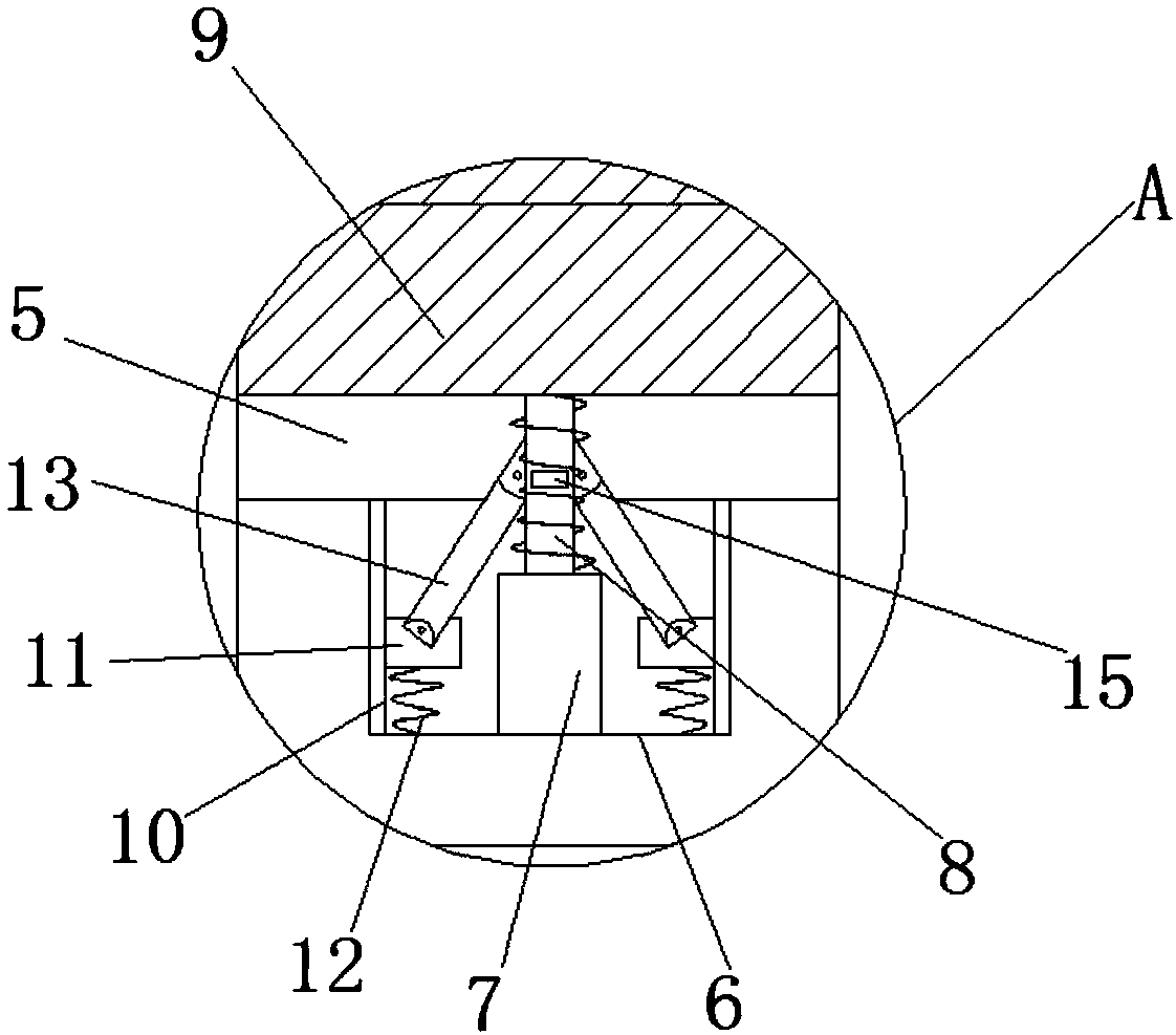 Hanging device for processing fabric
