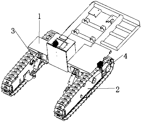 An automatic leveling down-the-hole drilling machine and its control method