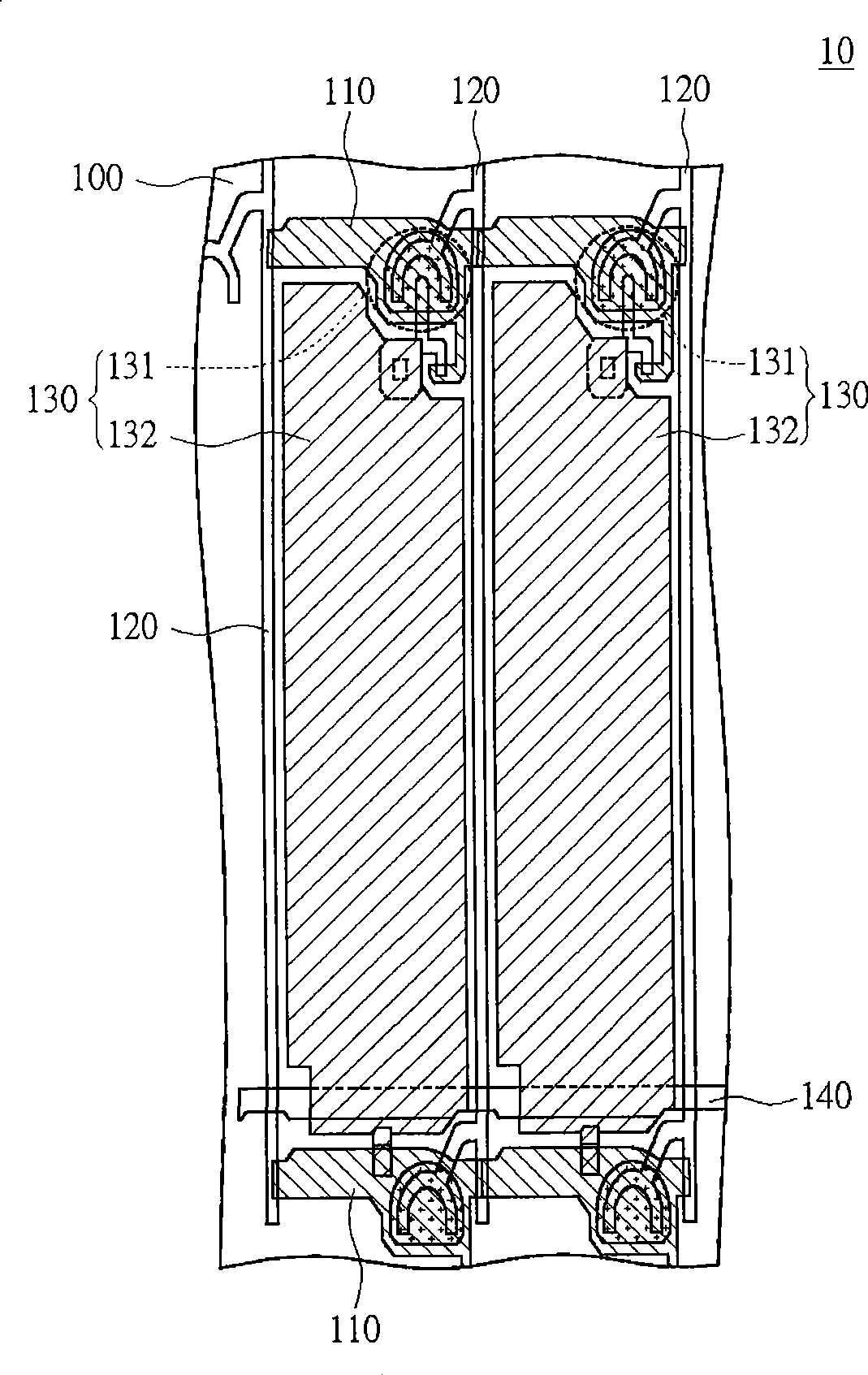 Active array substrate, LCD panel and its mending method