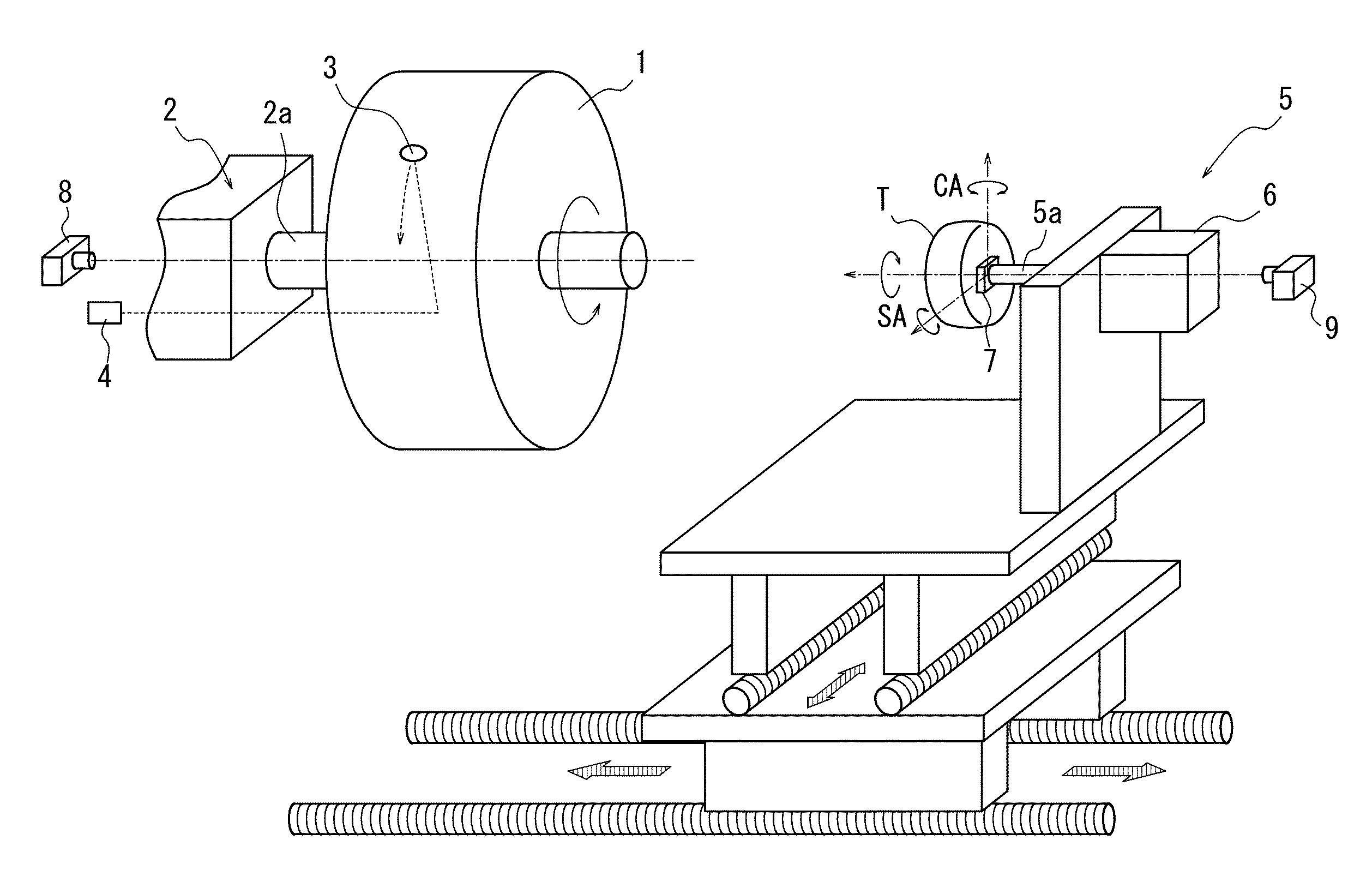 Method and apparatus for measuring tire ground contact properties