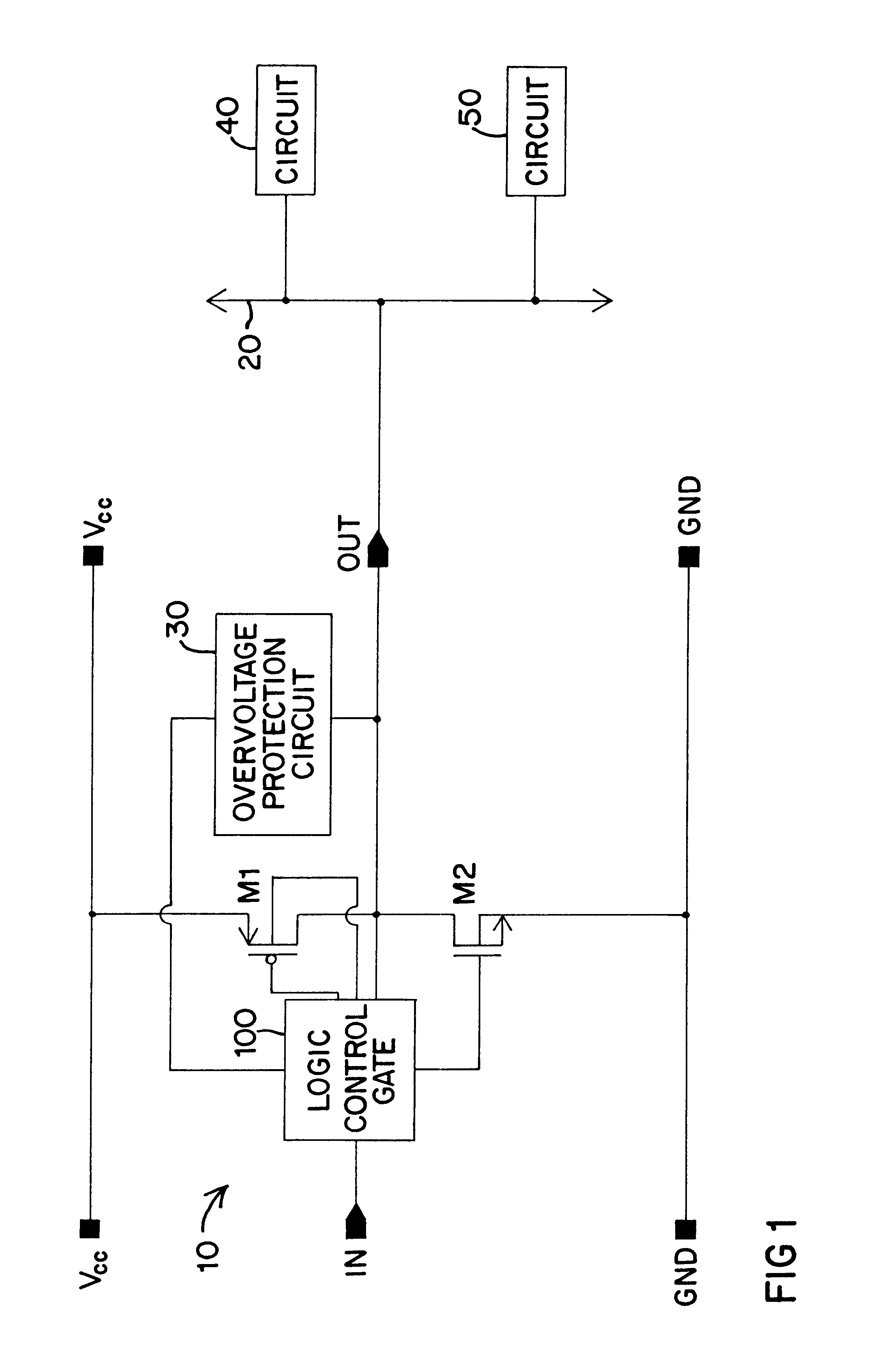 Overvoltage protection circuit with overvoltage removal sensing