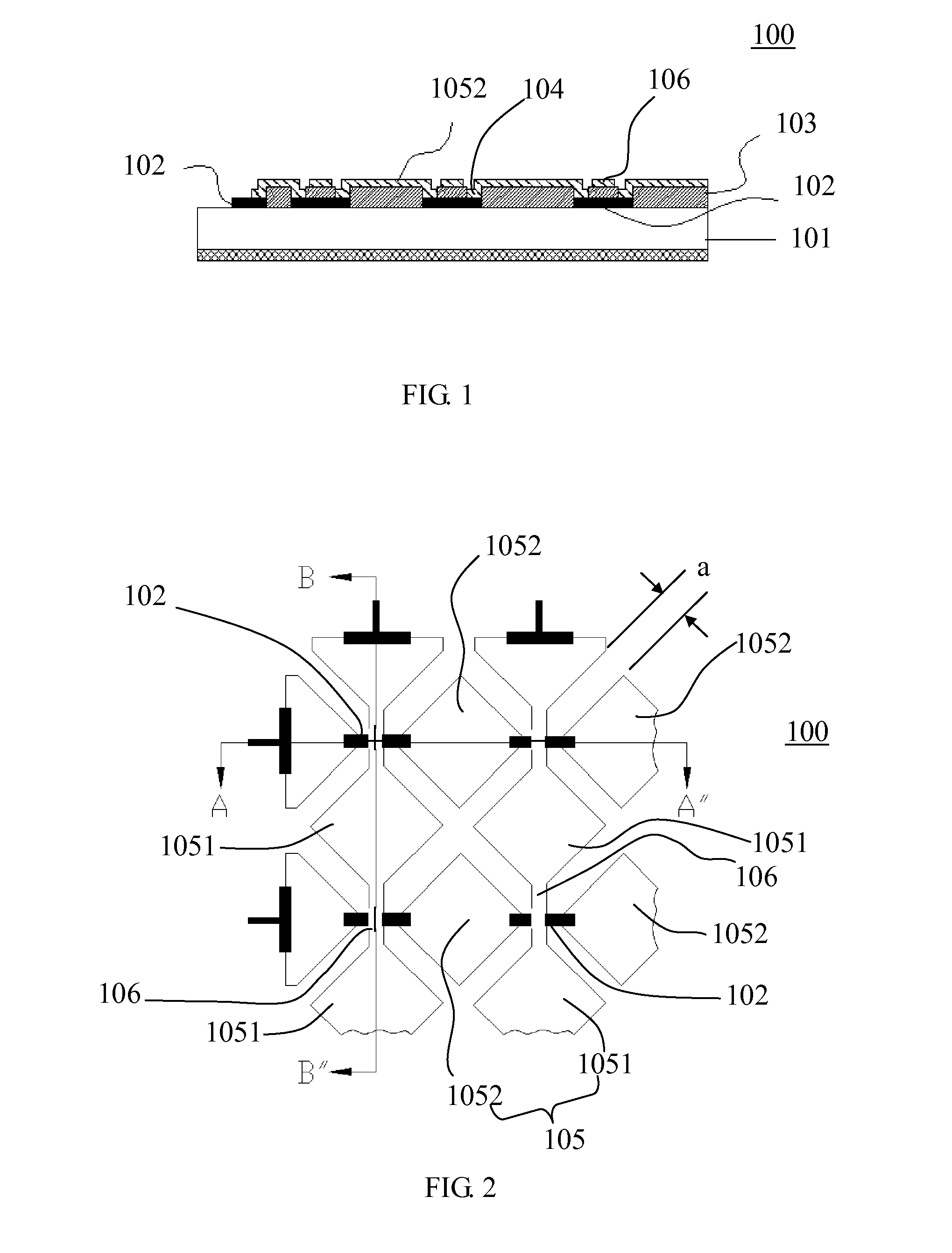 Capacitive touch panel structure with high optical uniformity