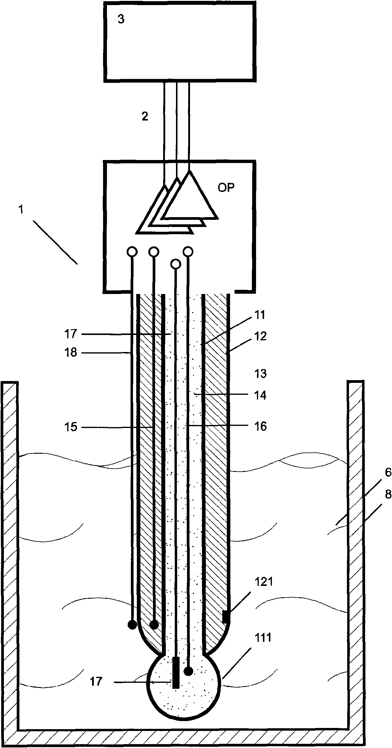 Method and device for monitoring and/or determining the condition of a measurement probe