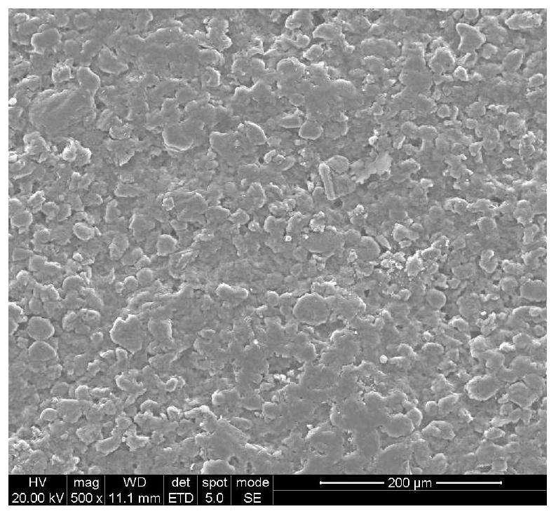 Magnesium metal air battery positive electrode catalyst and continuous coating preparation method thereof