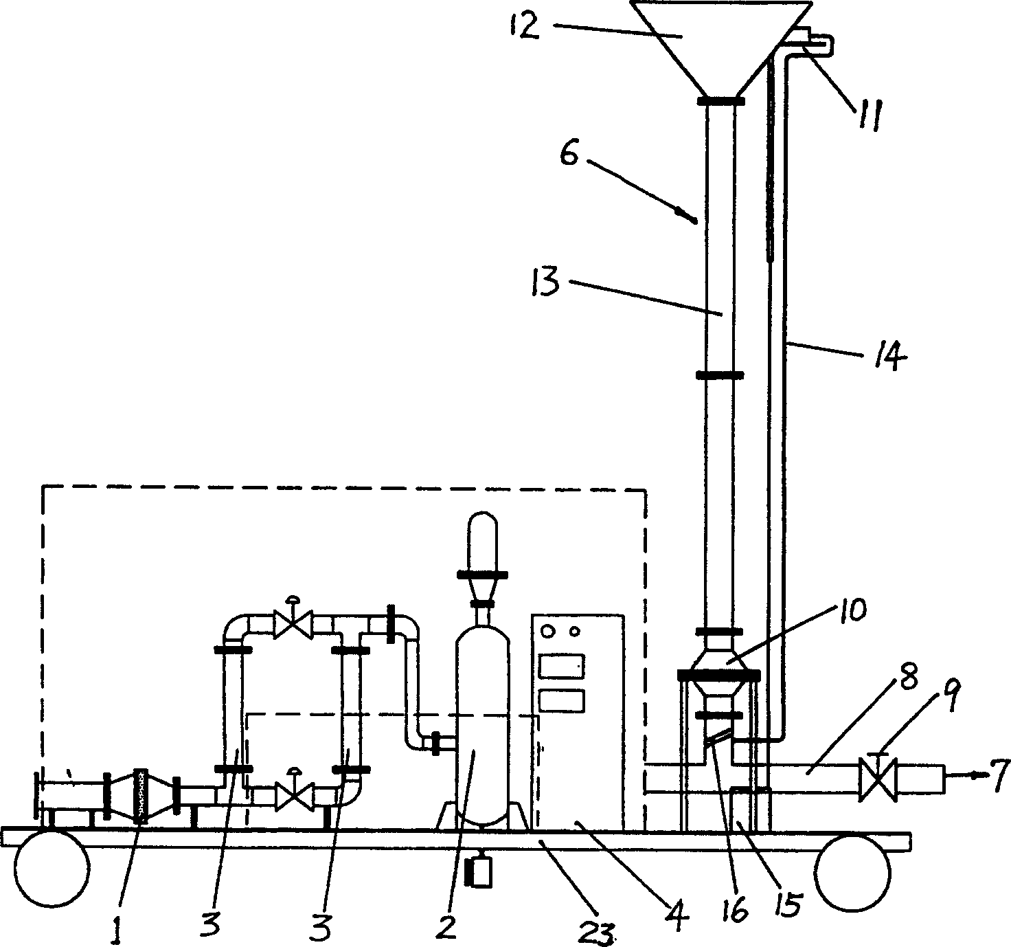 Comprehensive utilization system for garbage burying gas resource