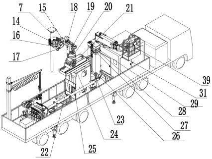 Intelligent installation equipment for upper structure of contact network