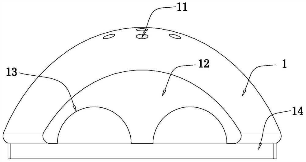 A medical eye temperature-control hot compress bag suitable for children