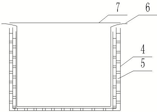 Dry farming area fruit tree rainwater collection infiltrating irrigation method