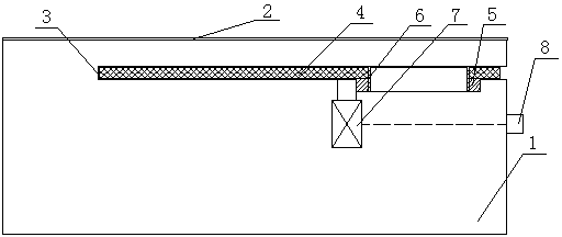 Kitchen cabinet with rotating bar counter