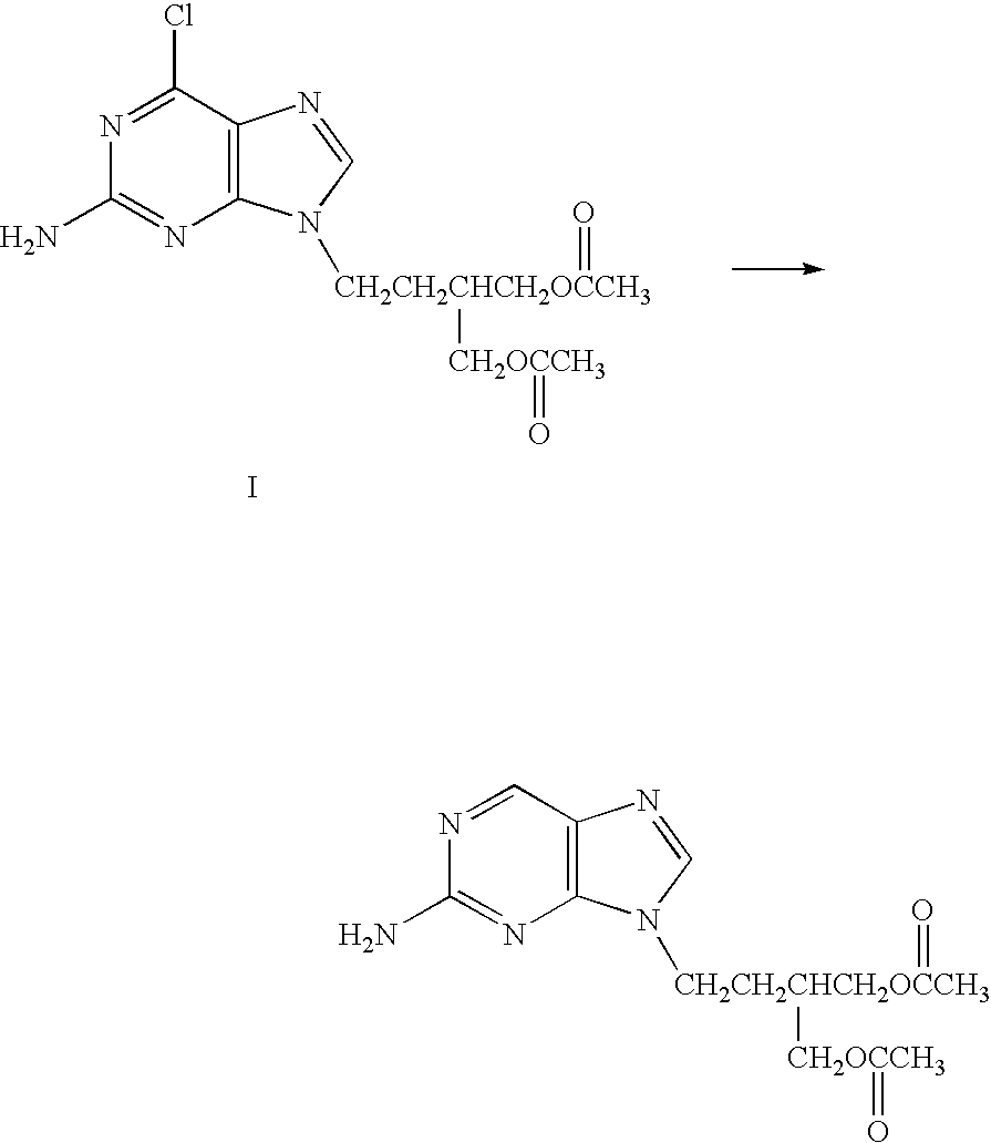 Process for preparing famciclovir