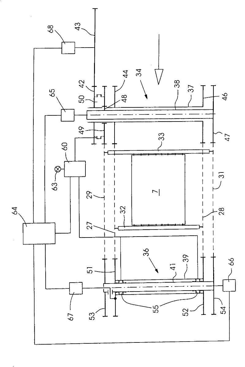Device for feeding sheets to a sheet stack