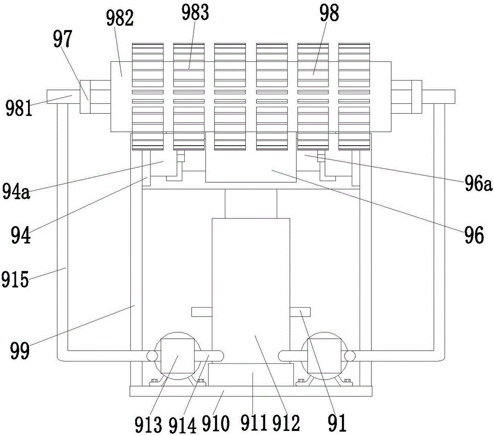 Automatic wall face plastering device for building