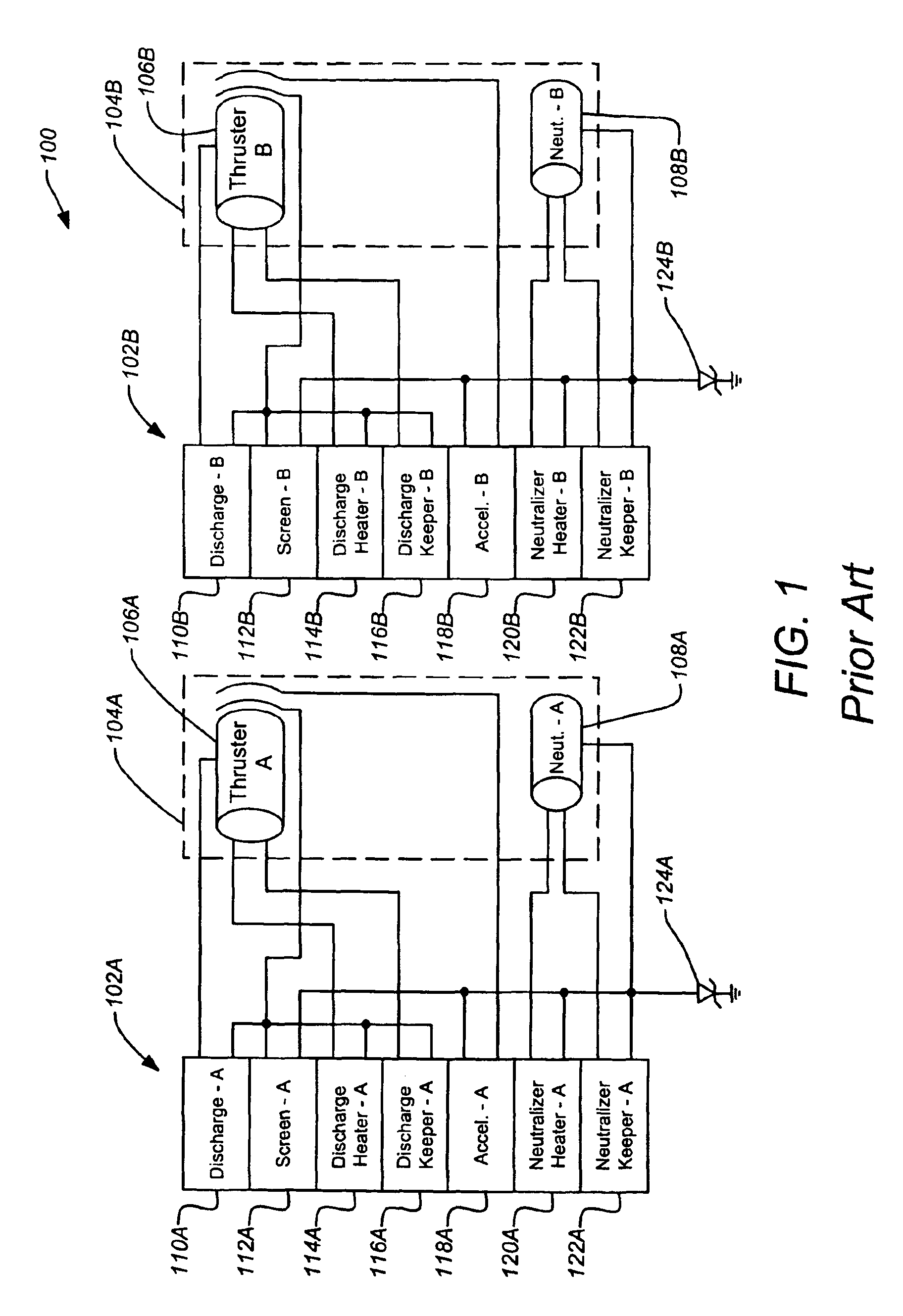 Method and apparatus for balancing the emission current of neutralizers in ion thruster arrays