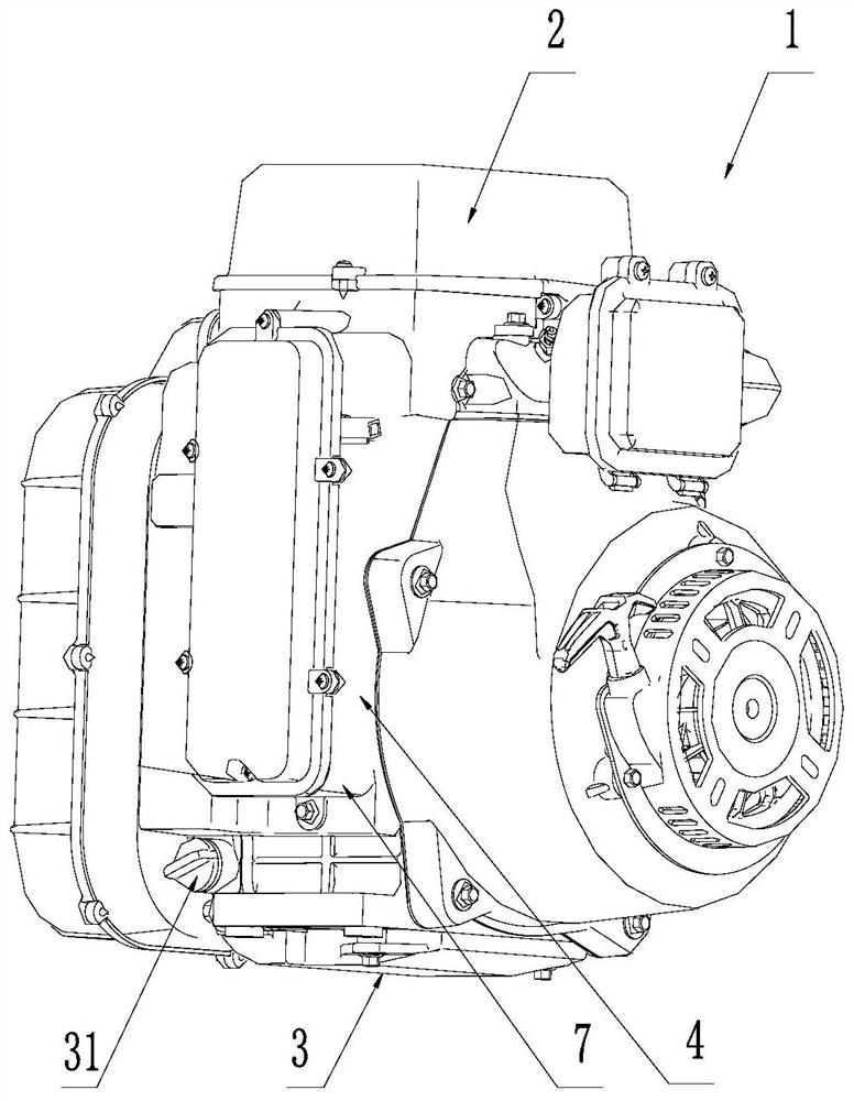 A silent diesel engine capable of realizing miniaturization and light weight