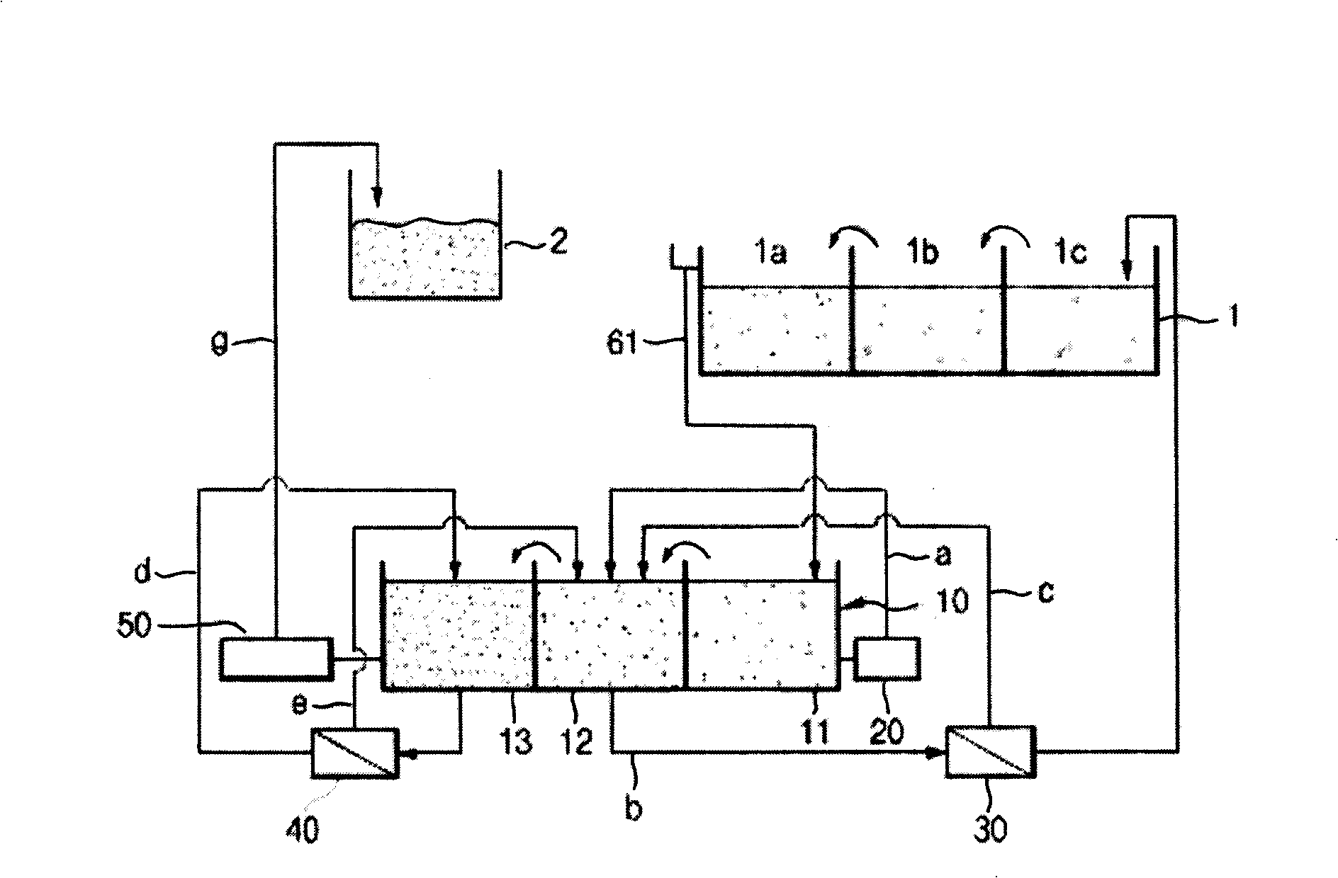 Apparatus for treating waste water for plating preprocessing process and processing method