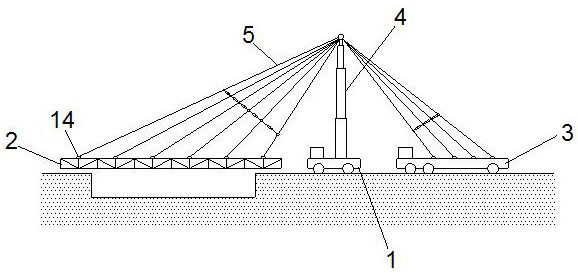 Cable-stayed rigid truss special equipment system