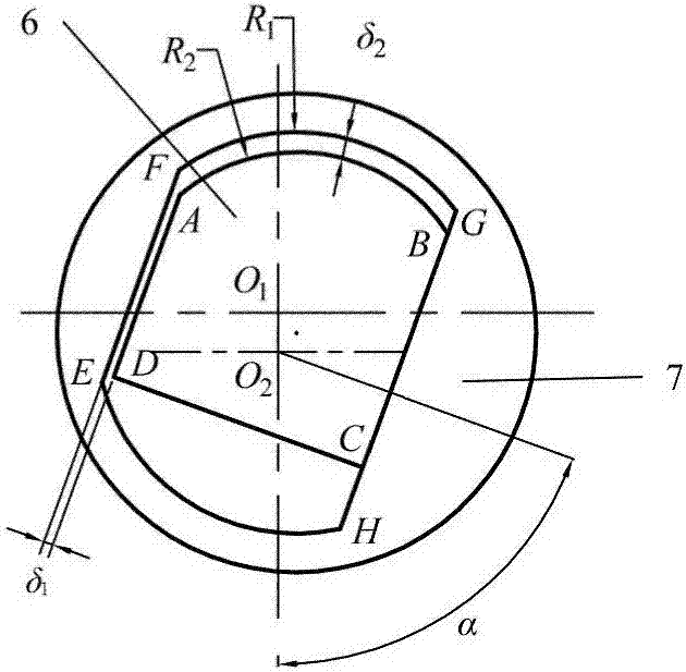 Radial-direction momentarily-changing mechanism of scroll compressor