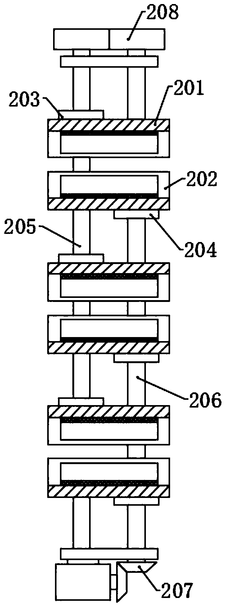 Electronic wire connecting device with anti-falling function