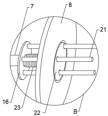 A plastic pulley production groove debris collection equipment