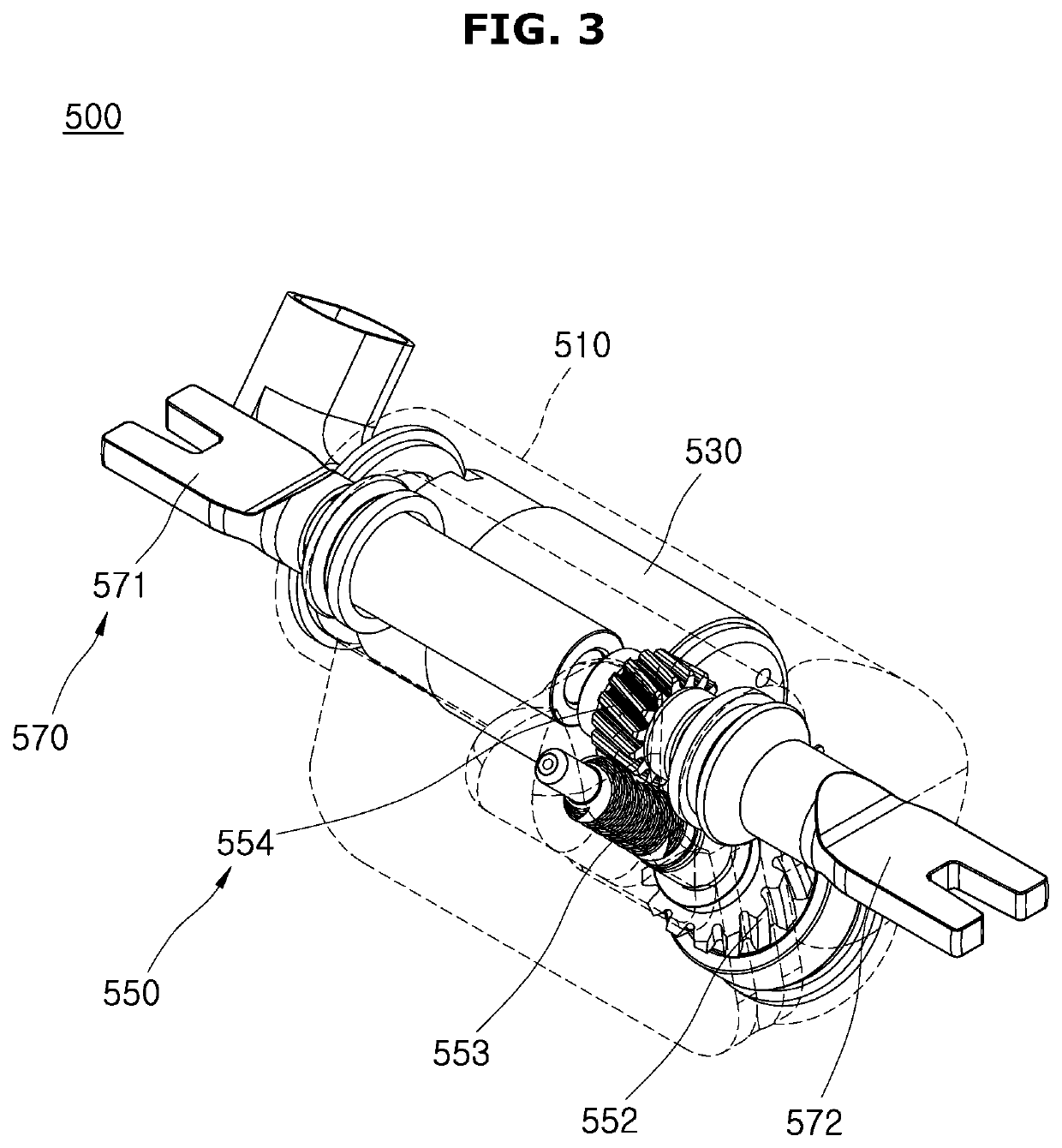 Drum brake device for vehicle
